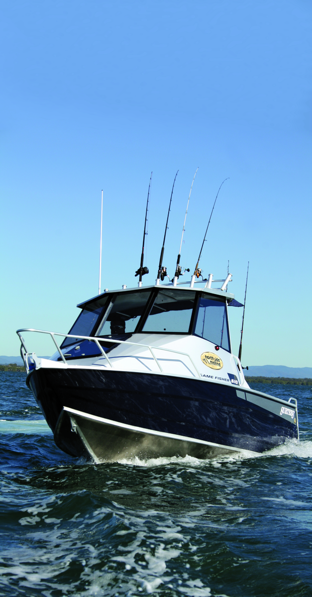 The deep V and ballast system will keep you dry, provide a soft ride and create a stable fishing platform.
